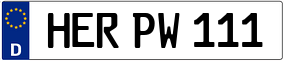 Truck License Plate
